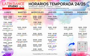 HORARIO CURSO 24/25